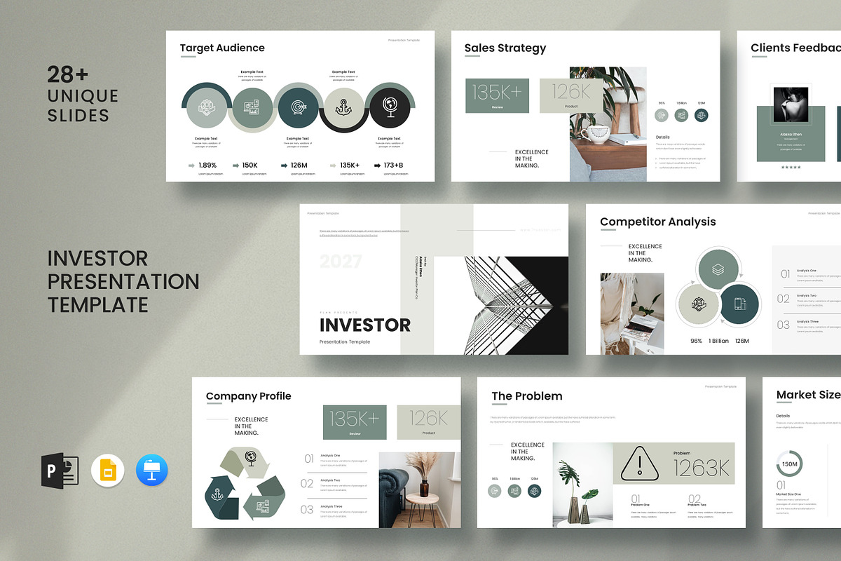 Investor Presentation Template