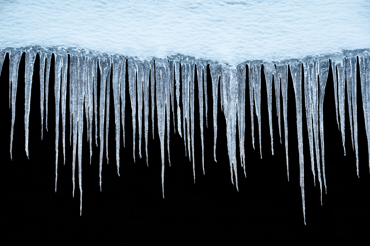Icicles isolated from background, a Nature Photo by Countryside life (Photo 10 of 22)