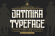 Jatmika Typeface - Blackletter Typef