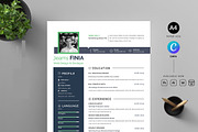 Professional Resume CV Template, a Resume Template by Blackcloud_Creations (Thumbnail 1 of 8)