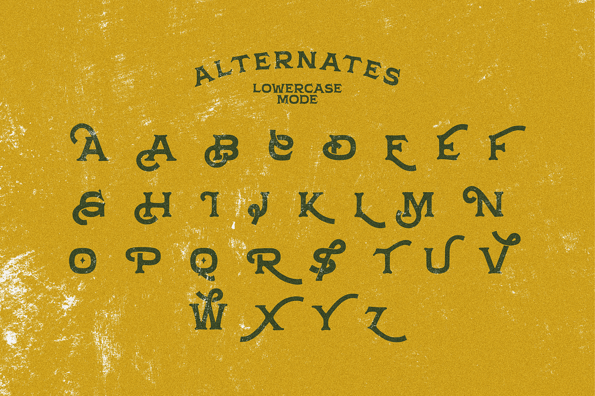 Aqunite Vintage Typeface, a Font by 24Design Studios (Photo 7 of 7)