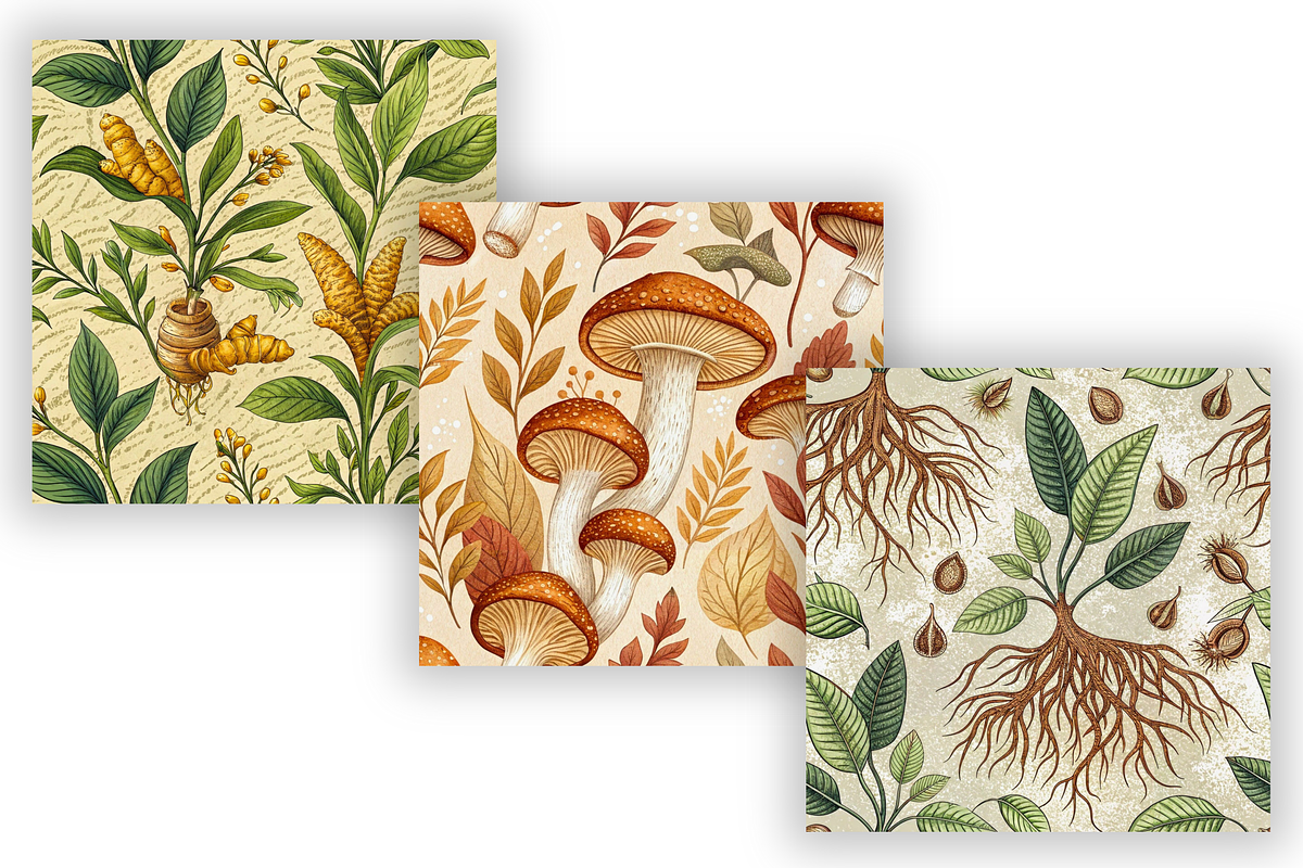 Tropical Herbalist Seamless Pattern, a Pattern Graphic by FloridPrintables (Photo 5 of 7)