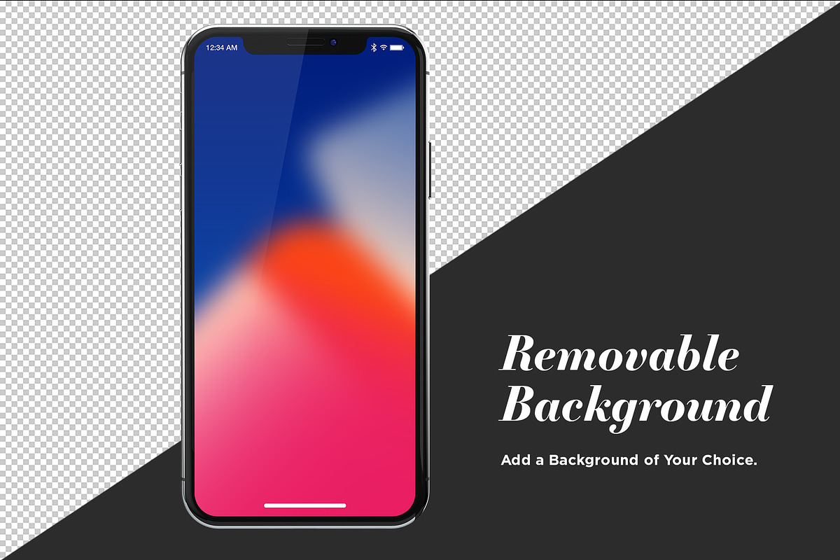 iPhone X Design Mockup, an iPhone Mockup by illustrated (Photo 4 of 9)