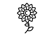 flower Line Icon, an Icon by Pexelpy (Thumbnail 1 of 2)