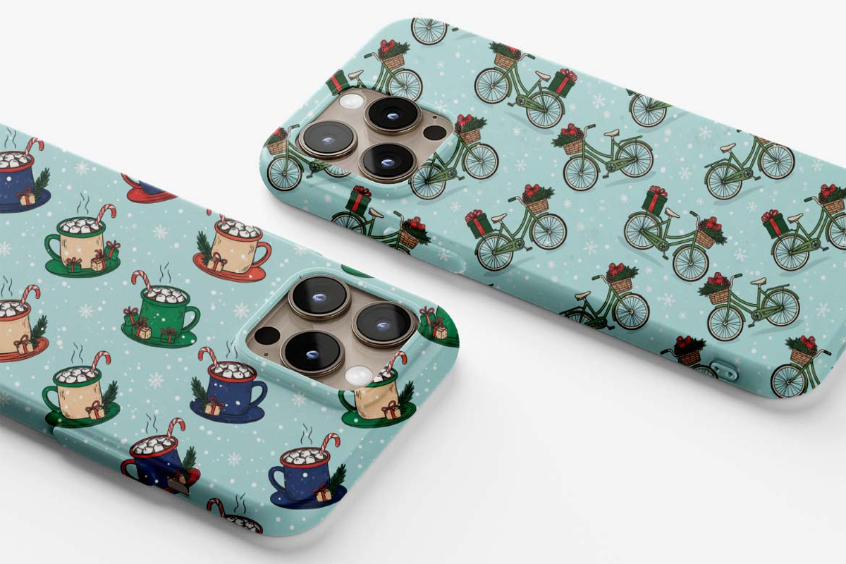 Whimsical Winter Patterns SVG Bundle, a Pattern Graphic by one-touch (Photo 2 of 17)