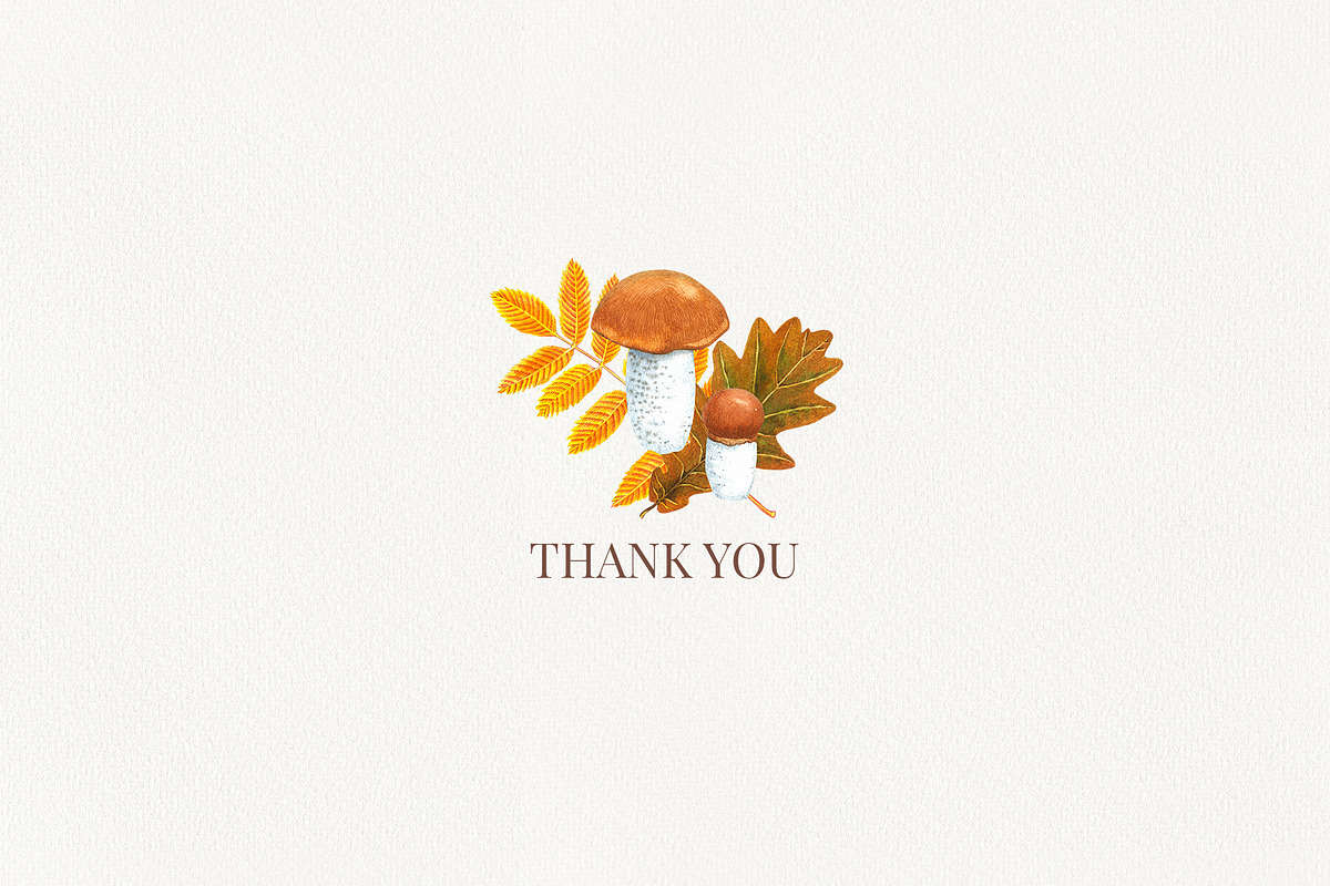 Autumn Woodland Watercolor, a Seasonal Illustration by YarovaArt (Photo 15 of 15)