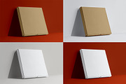 3 Pizza Box Mockup, a Cups & Container Mockup by eezo (Thumbnail 10 of 10)