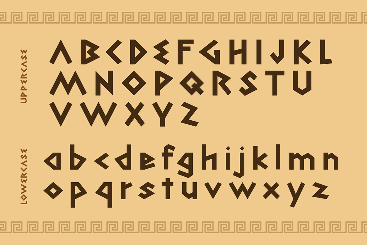 Archides- Ancient Greek Display Font, a Sans Serif Font by Pekotype (Photo 3 of 15)