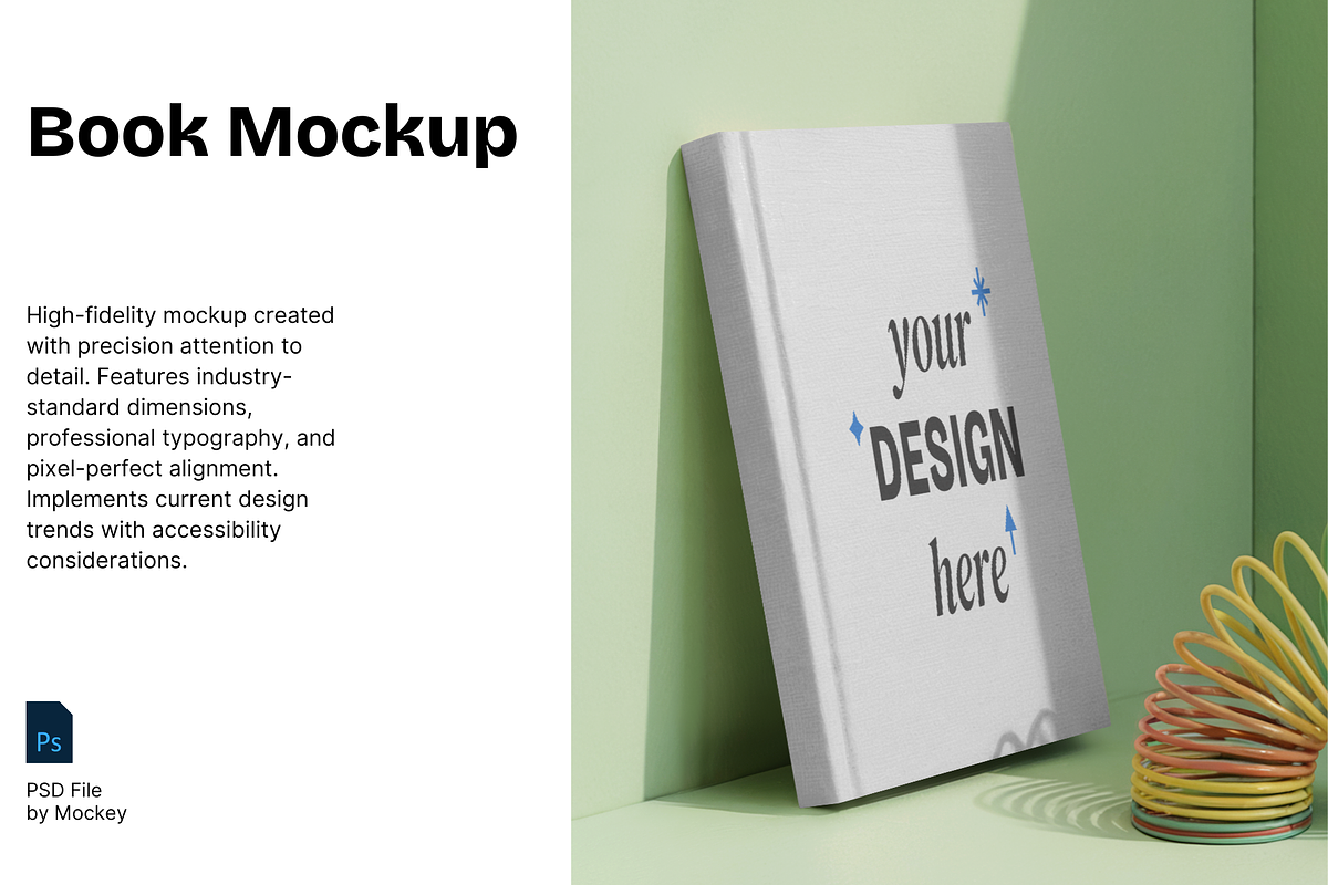 Pastel Playful Book Cover Mockup, a Books & Magazine Mockup by mockeyai