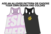 Woman Tank Top Tshirt Vector Mockup, a Shirt Mockup by Infinity Mockups (Thumbnail 3 of 8)