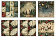 Vintage Christmas Paper Sublimation, an Illustration by SinaCreation (Thumbnail 3 of 5)