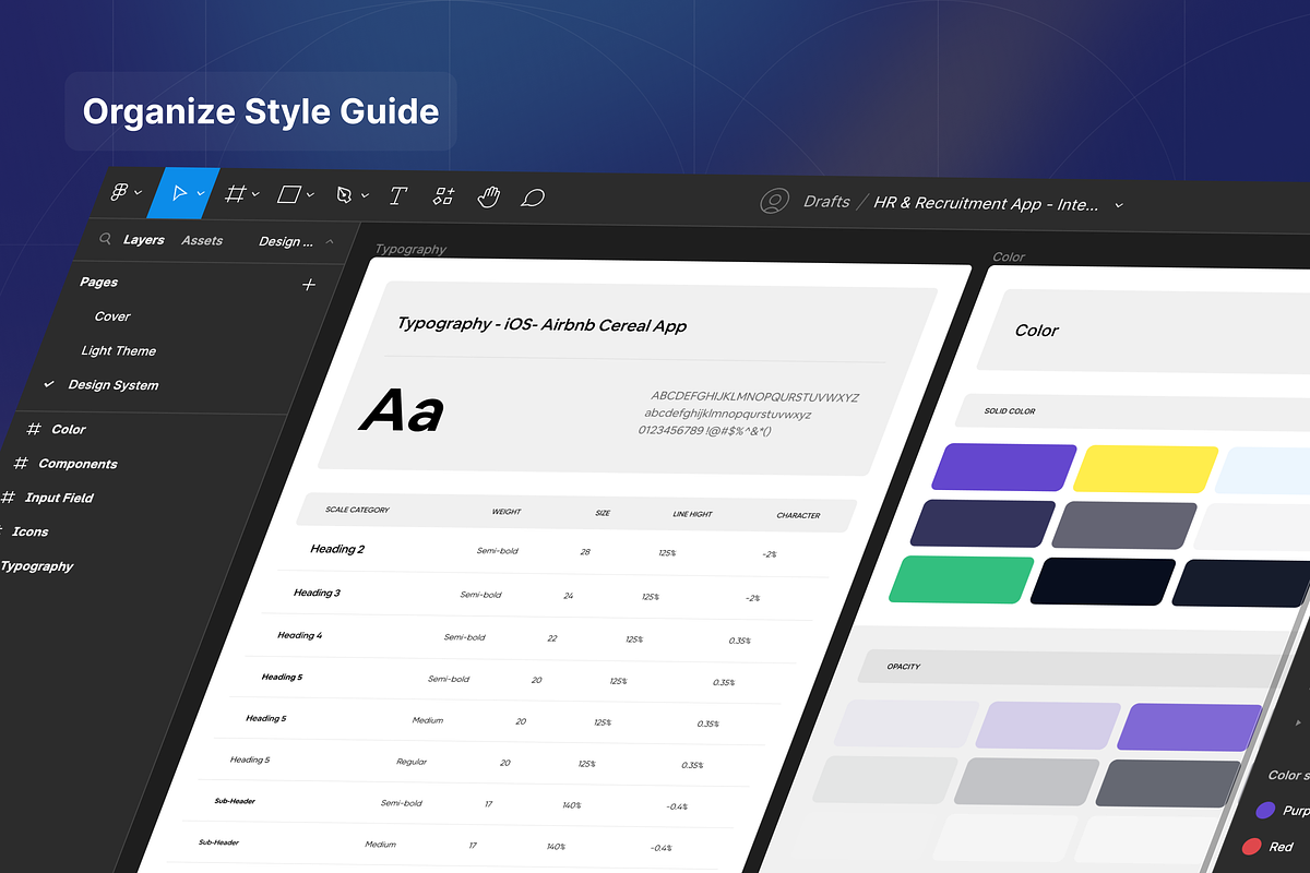 HR & Recruitment App UI Kit, an UI Kit Template by floxui (Photo 4 of 8)