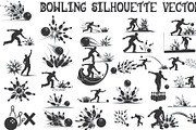 Dynamic bowling player silhouette, an Illustration by Amazin_art (Thumbnail 1 of 31)