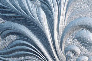 Intricate silver metallic patterns, an Abstract Photo by AlyaAnd