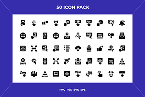 Call to action icons, an Outline Icon by Wencory