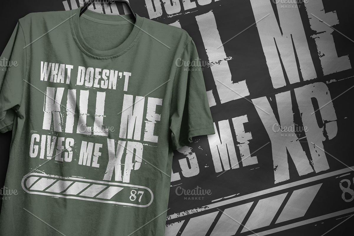What doesn’t kill me. T-Shirt Design, an Illustration by artnook (Photo 5 of 6)