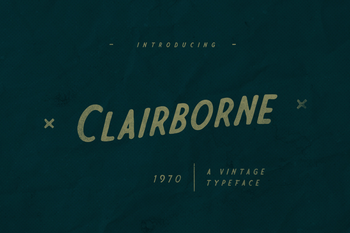 Clairborne Typeface