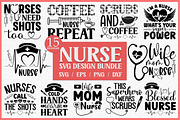 Nurse SVG Design Bundle, an Education Illustration by Crafticy (Thumbnail 1 of 3)