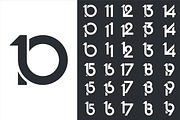 number 10 to 19 logo designs., a Branding & Logo Template by BARONSTD (Thumbnail 2 of 3)