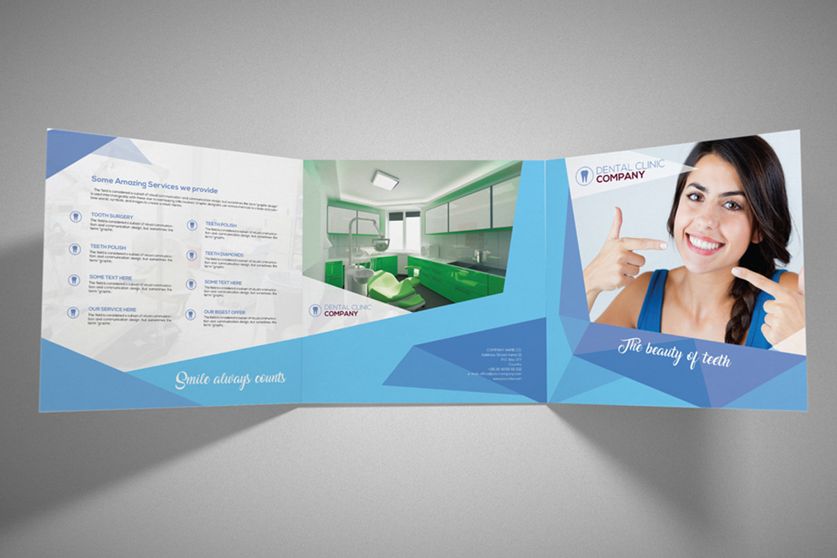 Indesign Square Dental Brochure, a Brochure Template by RudanStudio (Photo 7 of 9)