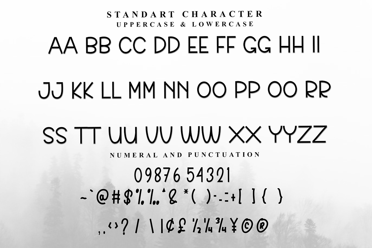 Nothing Birthday, a Serif Font by InermediaSTUDIO (Photo 4 of 7)