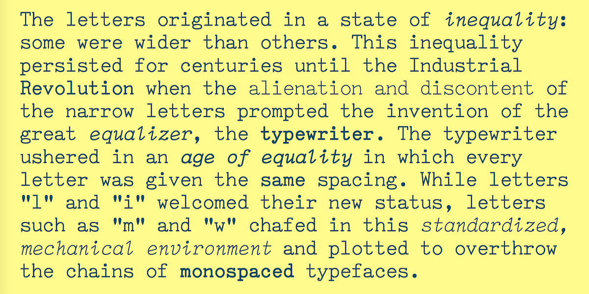 TiredOfCourier, a Font by Ingrimayne Type (Photo 11 of 11)