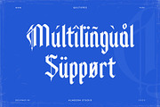 Qultures – Blackletter Typeface, a Blackletter Font by Almeera Std (Thumbnail 11 of 11)