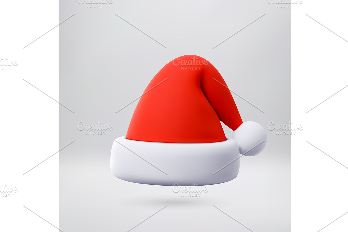 3d Festive red and white christmas, an Object Illustration by Abscent