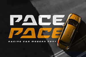 Pace - Racing Car Modern Font