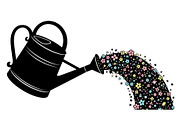 Watering Can Silhouette Bundle, an Illustration by Gaye Art (Thumbnail 15 of 31)
