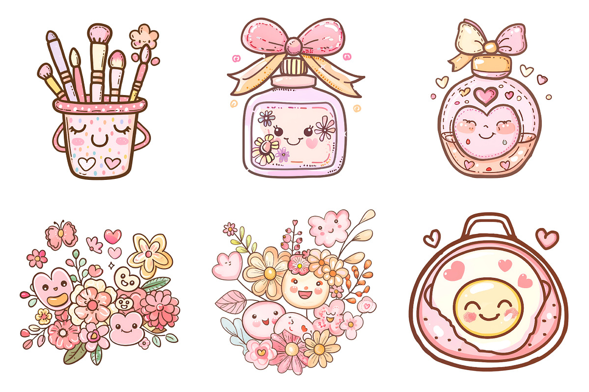 Retro Mothers Day Clipart, an Illustration by SinaCreation (Photo 2 of 11)
