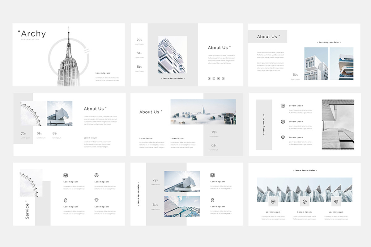 Archy - Architecture Google Slide, a Presentation Template by naulicreative (Photo 2 of 4)