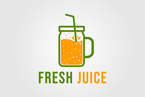 orange juice fresh drink logo, a Graphic by Rizkaarishandy_shop
