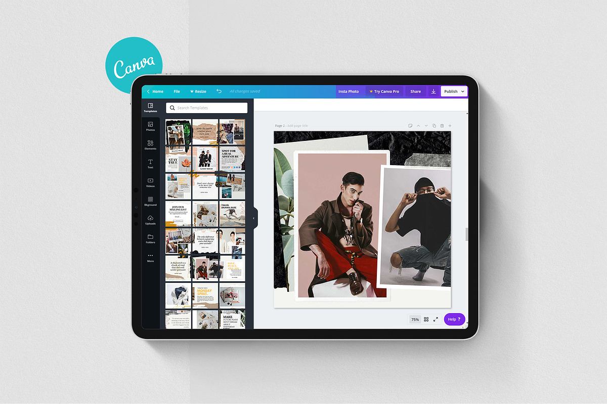 Journal Puzzle, a Social Media Template by Analogi Studio (Photo 2 of 9)