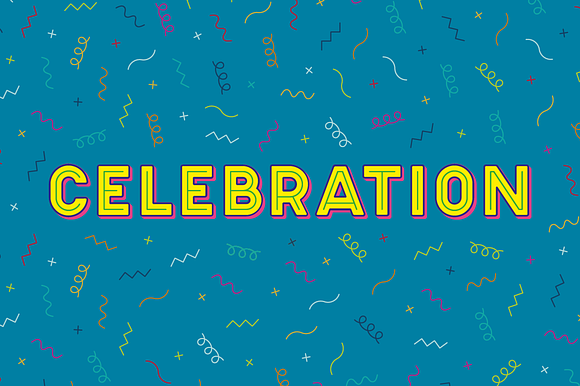 Celebration Typeface preview 6
