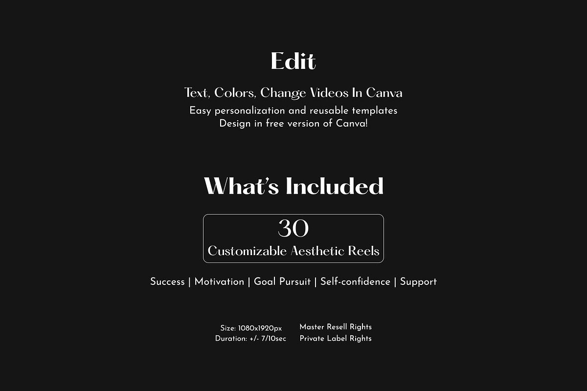 30 Female Aesthetic Reels | Girlboss, a Social Media Template by Studio DigiCraft (Photo 5 of 7)