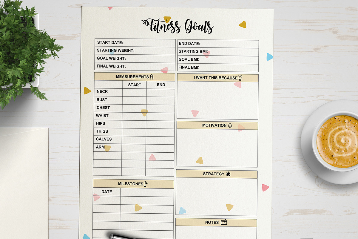 Exercise & Workout Planner, a Templates & Theme by Wow Designs (Photo 2 of 10)