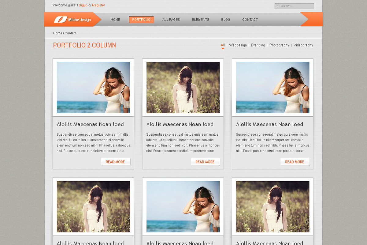 Micheal Design HTML Template, a Websites & App Template by templatation (Photo 2 of 5)