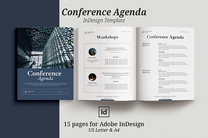 Conference Agenda InDesign Template