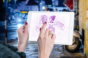Picasso Line Art Procreate BUNDLE 4