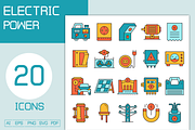 Electric Power Tools & Energy Icons, an Emoji Icon by Designfour (Thumbnail 1 of 7)