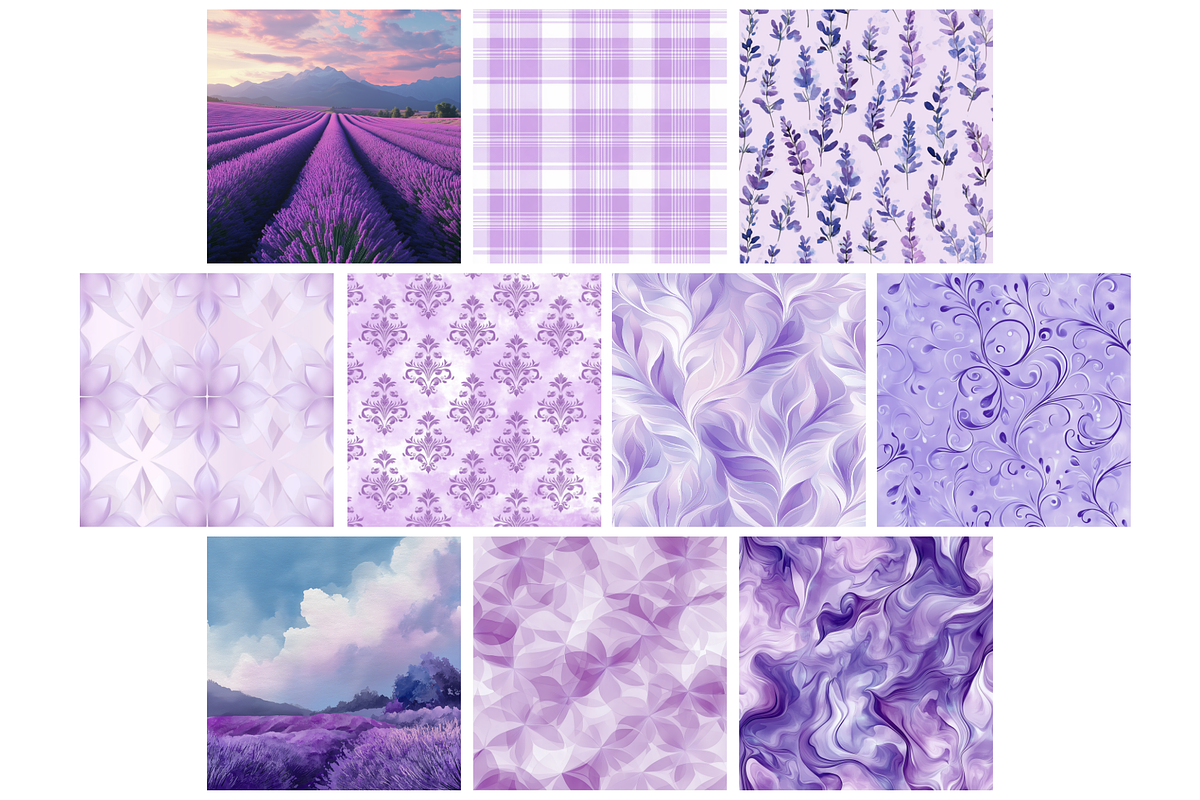 Soft Lavender Spring Backgrounds, a Graphic by NadiaTheronArt (Photo 4 of 5)