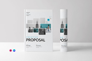 Creative Proposal Layout I Canva, a Brochure Template by PixWork