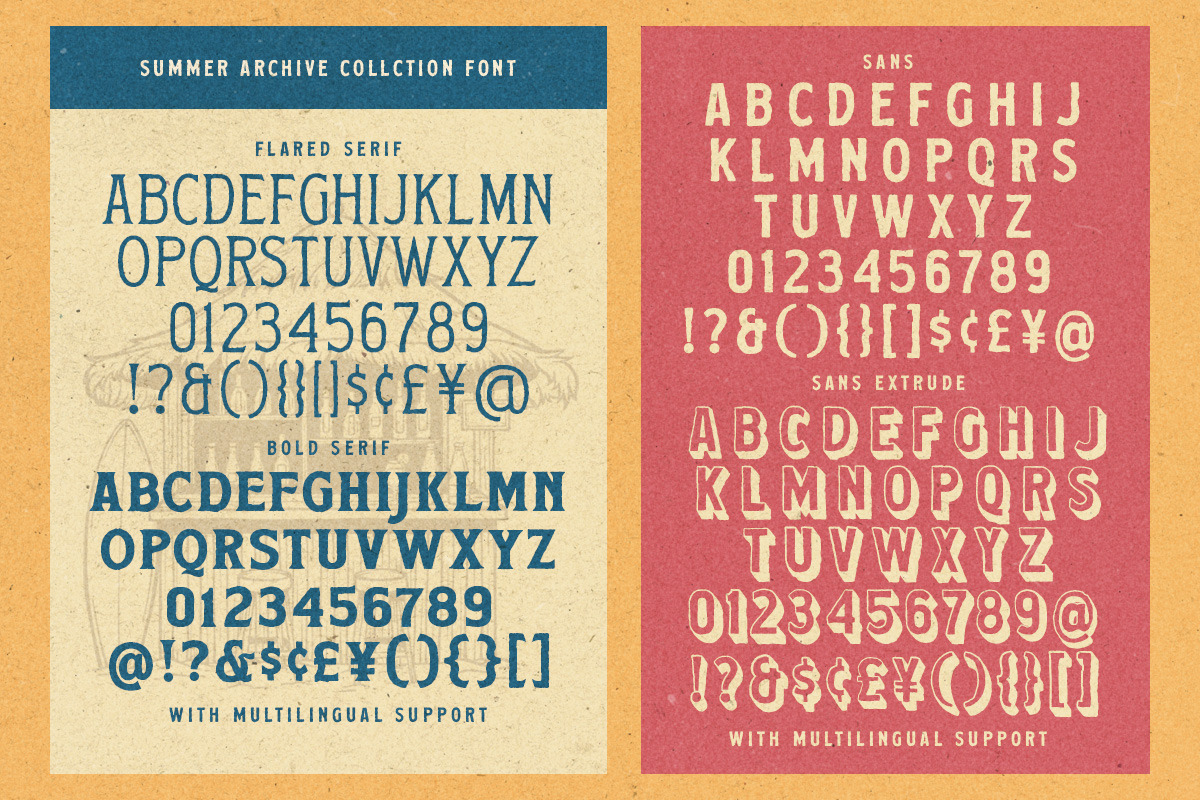 Summer Archive Font Collection, a Script Font by Letterhend Studio (Photo 13 of 14)
