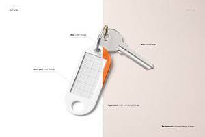 Key Tag Mockup Set