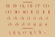 Qagiste Elegant Ligature Serif, a Serif Font by Alfinart (Thumbnail 9 of 10)