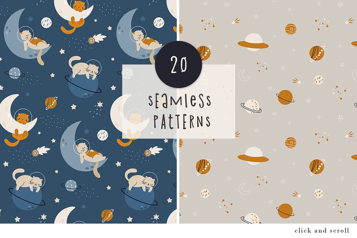 Space Adventures Graphic Collection, an Animal Illustration by AlekseliArt (Photo 9 of 12)