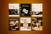 Coffee Shop Social Media Post Pack, a Flyer Template by The Good Store (Thumbnail 3 of 4)