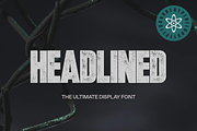 HEADLINED 2 WOODTYPE FONTS, a Sans Serif Font by HyperFluro (Thumbnail 7 of 11)