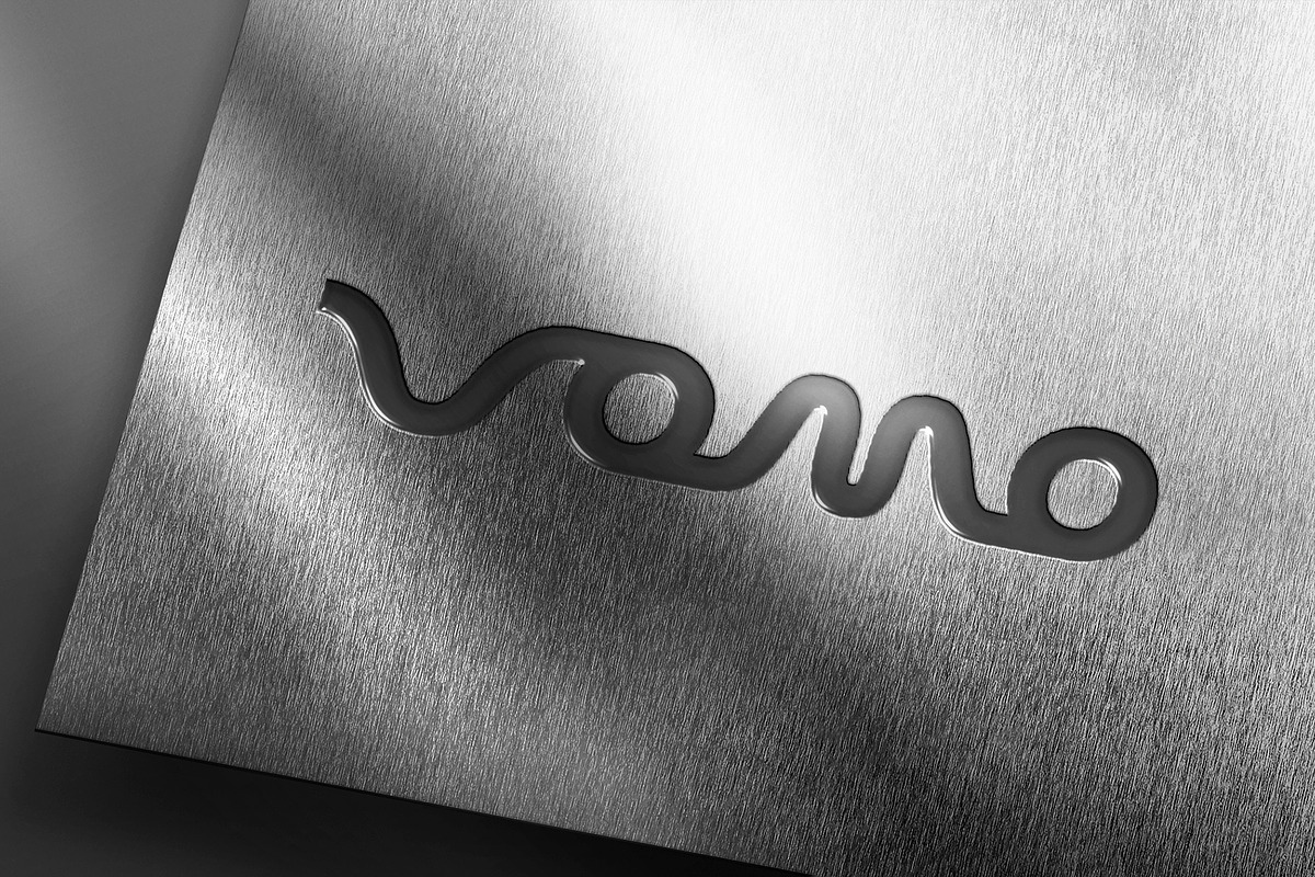 Metal Logo Mockup, a Merchandise Mockup by ZippyPixels (Photo 1 of 4)